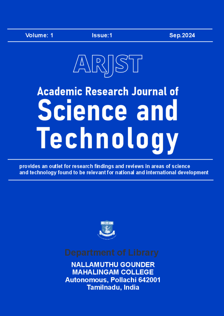 The Academic Research Journal of Science and Technology (ARJST)